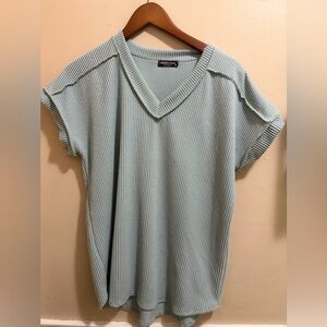 Light Blue Women's Top